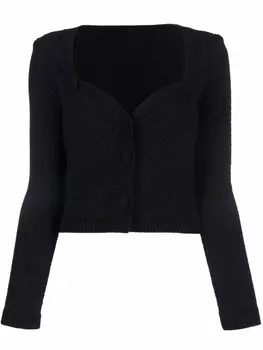Nanushka трикотажный кардиган, черный