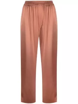 Nanushka укороченные брюки с эластичным поясом, оранжевый