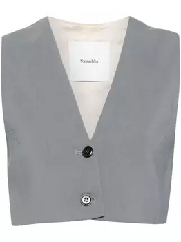 Nanushka жилет Suree, синий