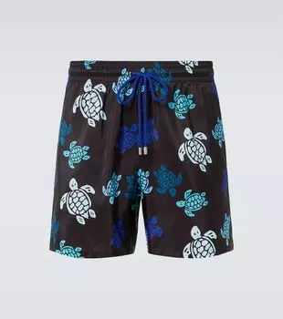 Напечатанные плавки Vilebrequin, нуар