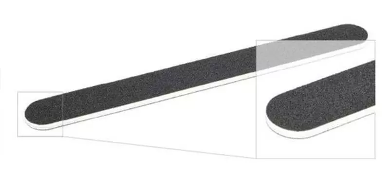 НАПИЛЬКА БОЛЬШАЯ ЧЕРНАЯ ПРЯМАЯ 80/100 1 шт. XX, Active Shop