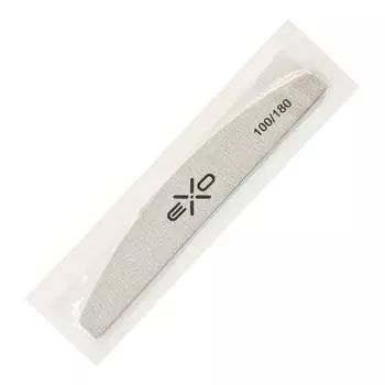 Напильник-полумесяц EXO, лодочка белая 100/180 1 штука, безопасная упаковка Activ