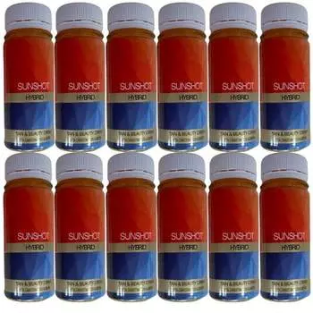 Напитки для загара, 12 шт. Tan Beauty, Sunshot Hybrid