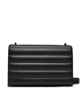 Наплечная сумка Calvin Klein Line Quilt Md Conv Shoulder Bag K60K612117, черный