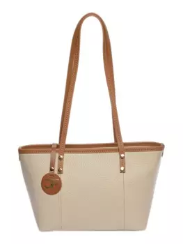 Наплечная сумка Carla Ferreri, бежевый