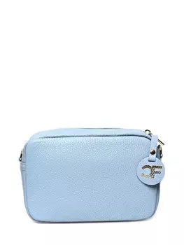 Наплечная сумка Carla Ferreri, бирюзовый