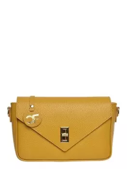 Наплечная сумка Carla Ferreri, желтый