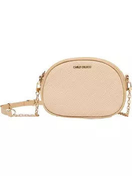 Наплечная сумка Carlo Colucci, бежевый