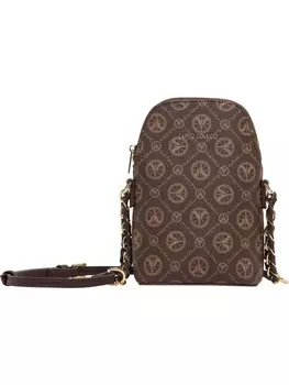 Наплечная сумка Carlo Colucci, коричневый