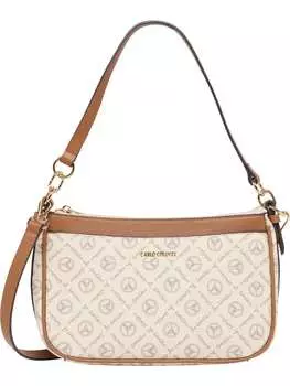 Наплечная сумка Carlo Colucci, кремовый