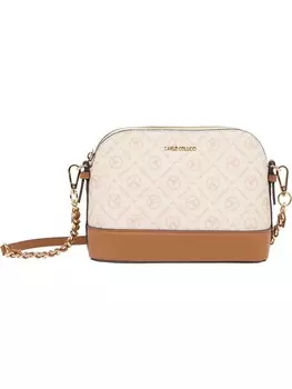 Наплечная сумка Carlo Colucci, кремовый