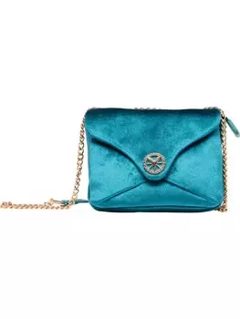 Наплечная сумка Carlo Colucci Umhngetasche Dell'Andrea, цвет Petrol