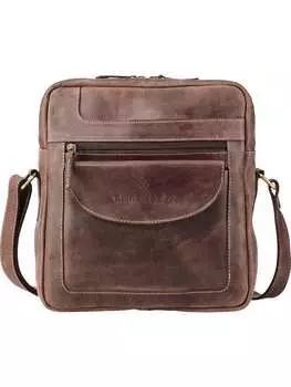 Наплечная сумка Charles Colby, коричневый