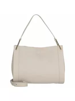 Наплечная сумка COCCINELLE, цвет lambskin white/laurel green