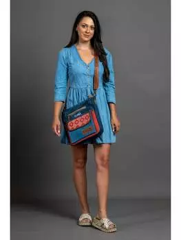 Наплечная сумка collezione alessandro, синий