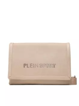 Наплечная сумка Crossover With Flap Causeway Plein Sport, бежевый