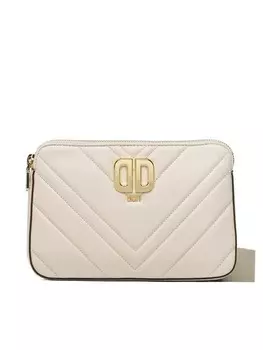 Наплечная сумка DKNY Delphine Dbl Zip Cbo R23EBG29, экрю