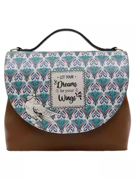 Наплечная сумка Dogo, коричневый