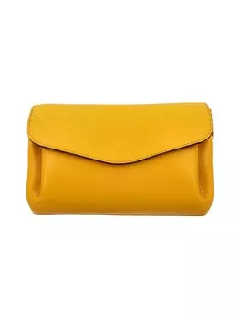 Наплечная сумка faina Crossbody Bag Aus Leder, желтый