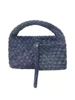 Наплечная сумка faina, цвет dark grey denim