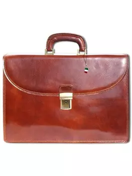 Наплечная сумка Florence Aktentasche, Businesstasche, Umhngetasche Leder braun ca. 40cm