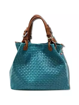 Наплечная сумка Florence, цвет florence handtasche, umhngetasche leder trkis, braun ca. 31cm
