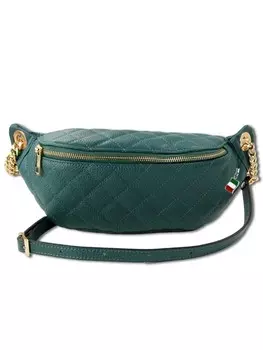 Наплечная сумка Florence Grteltasche Leder aquamarin, trkis ca. 31cm