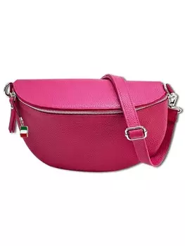 Наплечная сумка Florence Grteltasche Leder pink ca. 29cm