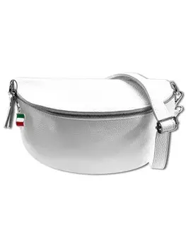 Наплечная сумка Florence Grteltasche Leder wei ca. 29cm