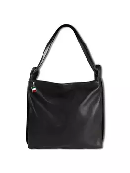 Наплечная сумка Florence Schultertasche, Cityrucksack Leder schwarz ca. 40cm