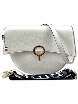 Наплечная сумка Florence Umhngetasche, Citytasche Leder wei ca. 30cm