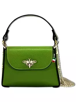 Наплечная сумка Florence Umhngetasche Leder grn ca. 19cm