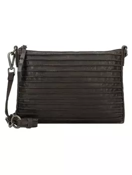 Наплечная сумка FREDs BRUDER Riffel Schultertasche Leder 30 cm, коричневый