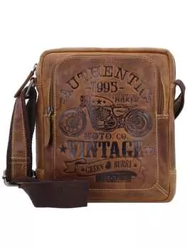 Наплечная сумка Greenburry, коричневый