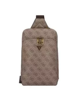 Наплечная сумка Guess, цвет beige-brown