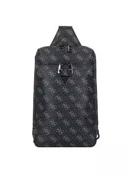 Наплечная сумка Guess, цвет dark black