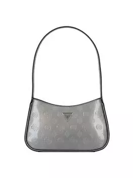 Наплечная сумка Guess, цвет pewter logo