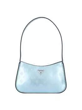 Наплечная сумка Guess, цвет powder blue logo