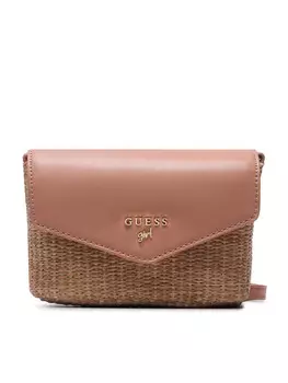 Наплечная сумка Guess Mini Shoulder Tote B J3GZ18 WFHH0 Rosa, розовый/бежевый