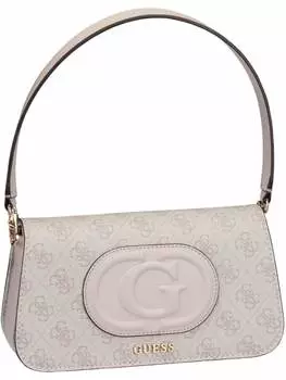 Наплечная сумка Guess Schultertasche Eco Mietta Logo 51320, цвет Dove Logo/stone