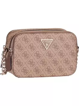 Наплечная сумка Guess Umhngetasche Noelle Crossbody Camera Logo, цвет Latte Logo/Brown