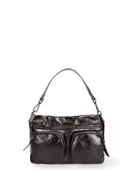 Наплечная сумка John Richmond Umhngetasche, цвет BLACK AND DARK GREY