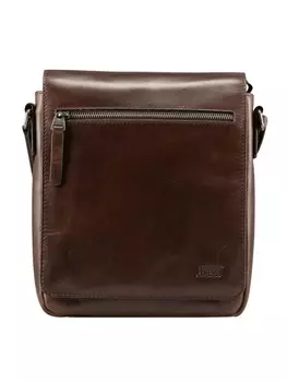 Наплечная сумка Jost, коричневый