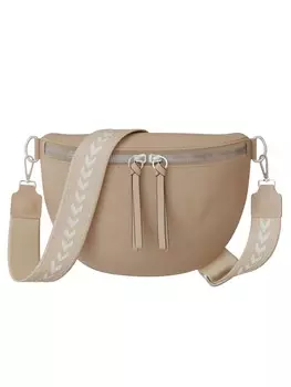 Наплечная сумка Kmisso, серо-коричневый