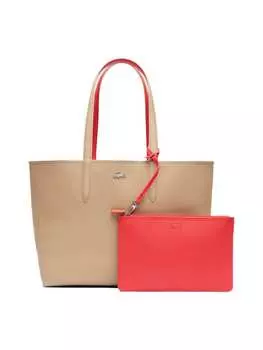 Наплечная сумка Lacoste, цвет beige/orange