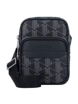 Наплечная сумка Lacoste, цвет monogram noir gris