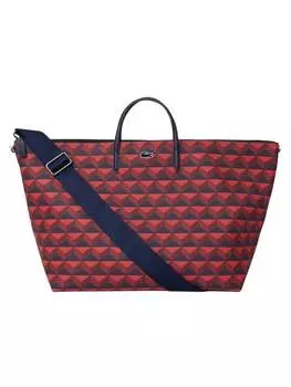 Наплечная сумка Lacoste, цвет schwarz/rot