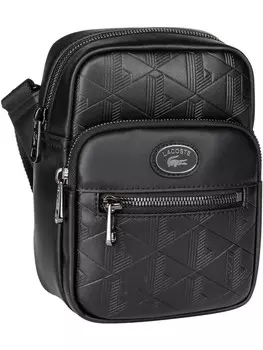 Наплечная сумка Lacoste Umhngetasche Monogram Small NH4399MR, черный