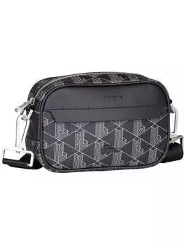 Наплечная сумка Lacoste Umhngetasche The Blend Small NH3650LX, цвет Monogram Noir Gris