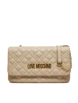 Наплечная сумка LOVE MOSCHINO, бежевый